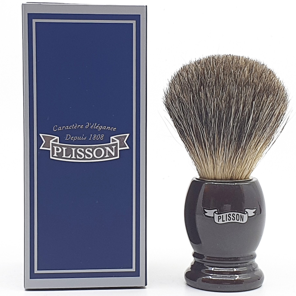Shavingbrush PLISSON essential Access Pearl Brown
