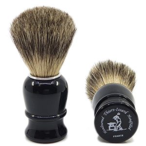 Shavingbrush Thiers Issard Black Acrylique Handle