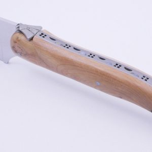 Sabre à Champagne Laguiole en Aubrac Manche en Genévrier