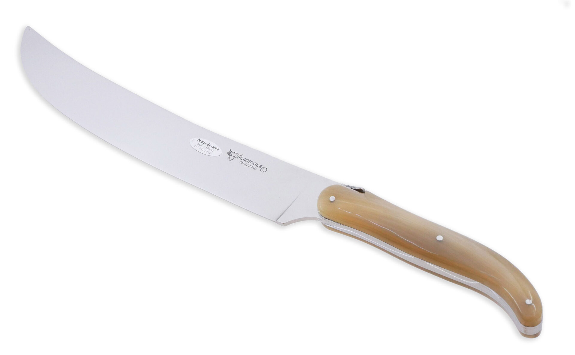 Sabre à Champagne Laguiole en Aubrac Manche en Pointe de Corne