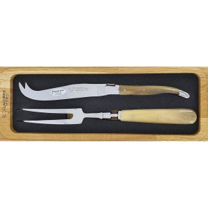 Cheese Server Laguiole en Aubrac Horn Tip (2 pièces)