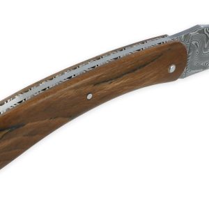 Couteau CAMEMBERT 1 Pièce 11 cm Plein Manche Bois d Aubrac Lame DAMAS