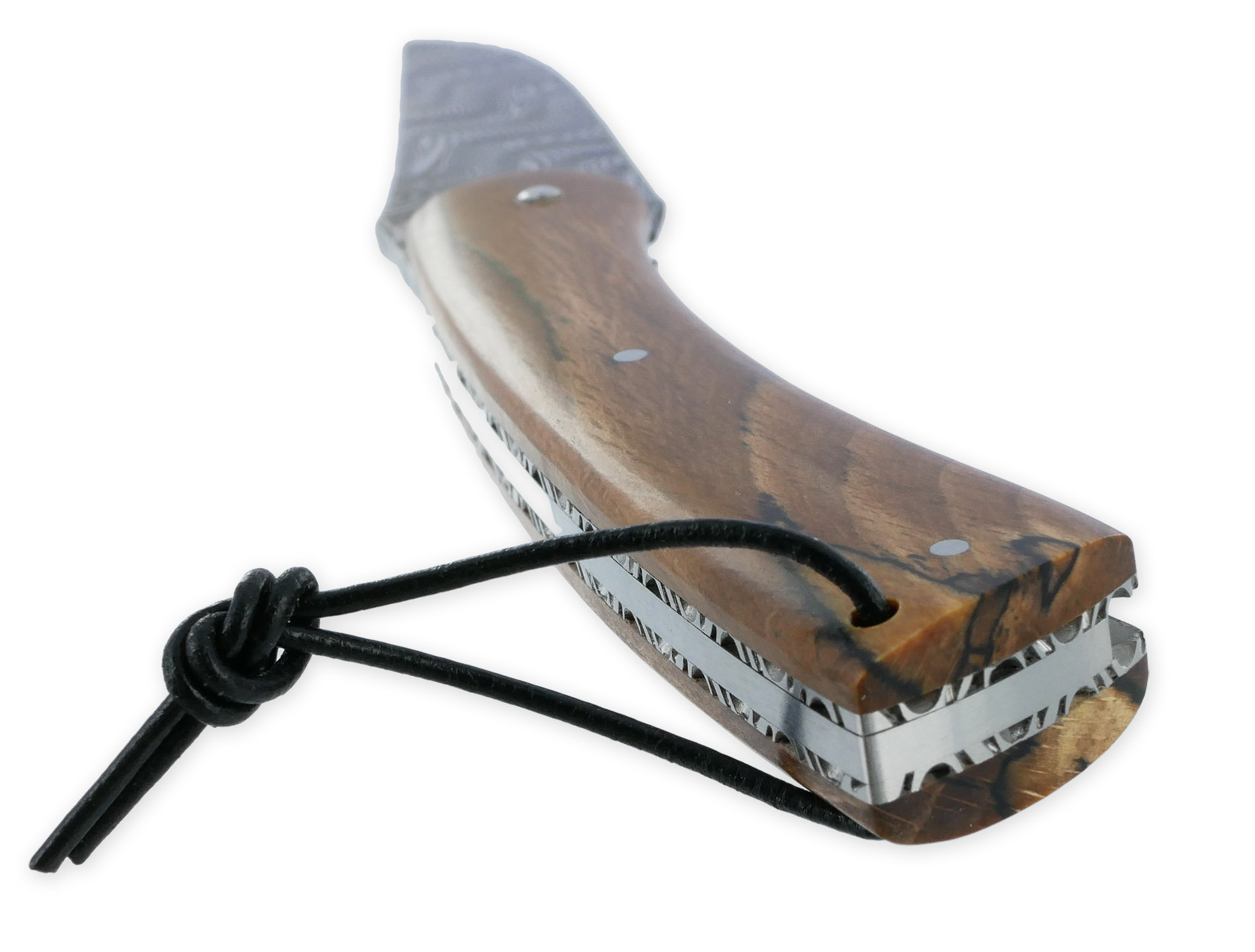 Couteau CAMEMBERT 1 Pièce 11 cm Plein Manche Bois d Aubrac Lame DAMAS