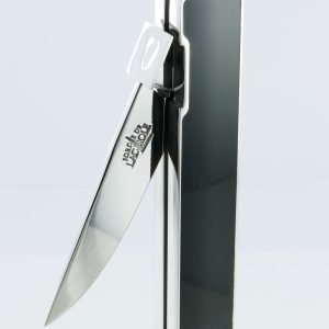 Couteau Forge de Laguiole Furtivo Designer ORA ITO Acrylique Noir Plein Manche Forme Cubique 1 Pièce Finition Brillante 11cm