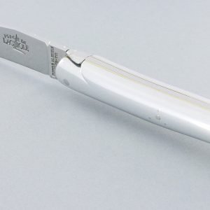 Couteau Forge de Laguiole Plein Manche en Aluminium Designer Philippe STARCK 1 Pièce Finition Brillante 11cm