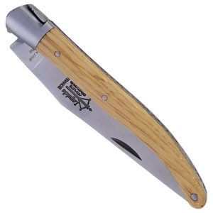 Couteau_Laguiole_Antan_Manche_en_Chene_1_Mitre_Inox_Brosse_1_Piece_12cm
