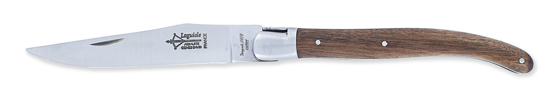 Couteau_Laguiole_Antan_Manche_en_Noyer_1_Mitre_Inox_Brosse_1_Piece_12cm
