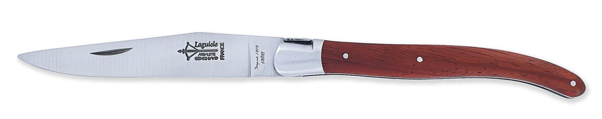 Couteau_Laguiole_Antan_Manche_en_Padouk_1_Mitre_Inox_Brosse_1_Pièce_12cm
