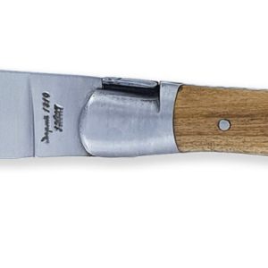 Couteau_Laguiole_Antan_Manche_Merisier_2_Mitres_Inox_Brosse_1_Piece_12cm