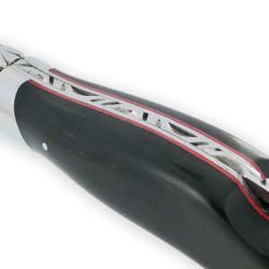 Couteau Laguiole de Chasse Arbalète Manche Ebène 12cm