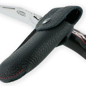 Couteau Laguiole de Chasse Arbalète Manche Ebène 12cm