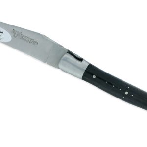 Couteau Laguiole en Aubrac 1 Pièce 12 cm Ebène 1 Mitre Inox Brossé Décoration Guêpe