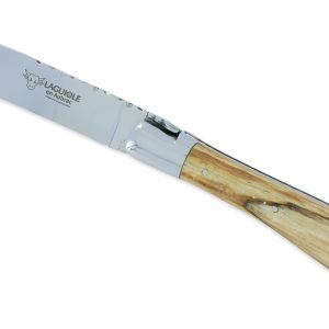 Couteau Laguiole en Aubrac Crocus 1 Pièce 12 cm Bois d’Aubrac 1 Mitre Inox Brillant