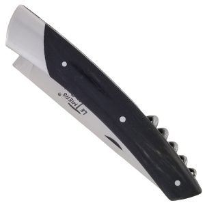 Couteau Le Thiers Chambriard Compagnon Grand Cru Manche en Ebène avec Tire Bouchon 12cm