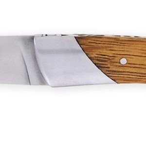 Couteau Le Thiers Chambriard Compagnon Grand Cru Manche en Vieux Chêne avec Tire Bouchon 12cm