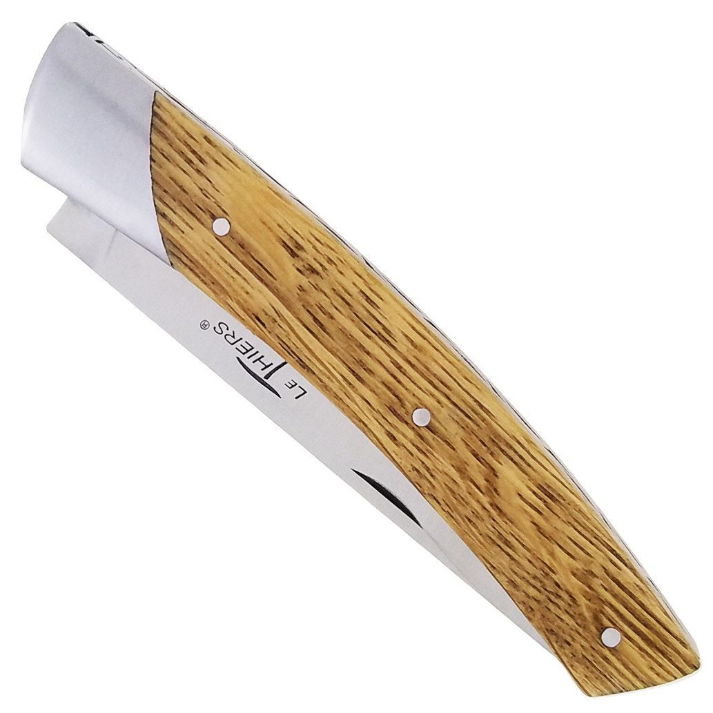 Couteau Le Thiers Chambriard Compagnon Manche en Vieux Chêne 12cm