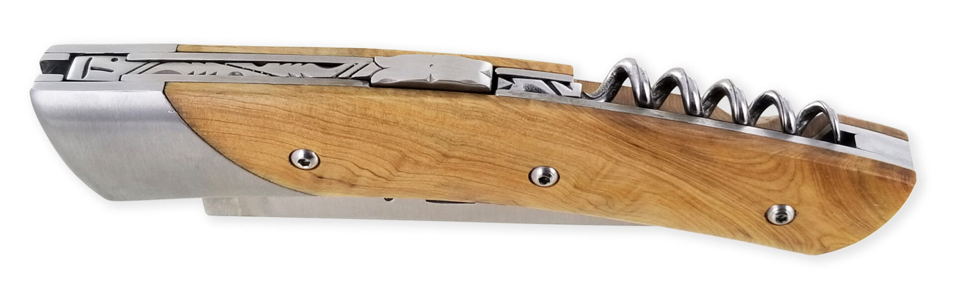 Couteau Le Thiers Chambriard Trappeur Grand Cru Manche en Genévrier 12cm