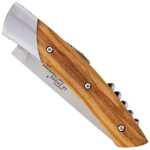 Couteau Le Thiers Chambriard Trappeur Grand Cru Manche en Olivier 12cm