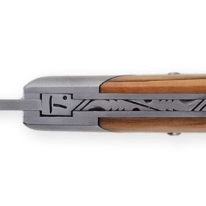 Couteau Le Thiers Chambriard Trappeur Manche en Olivier 12cm