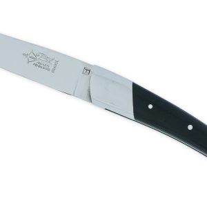 Couteau le Thiers Laguiole Arbalète Buffle 1 Mitre 12 cm Finition Brillante