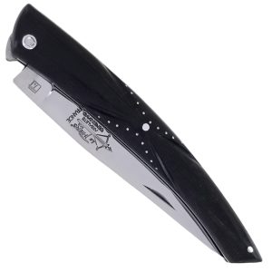 Couteau Le Thiers Laguiole Arbalète Papillon Manche en Ebène 1Pièce 12cm