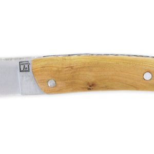 Couteau Le Thiers Laguiole Arbalète Plein Manche en Genévrier ( Très Petit Couteau 8 cm)