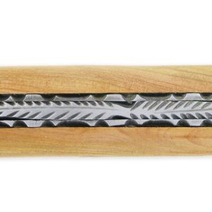 Couteau Le Thiers Laguiole Arbalète Plein Manche en Genévrier ( Très Petit Couteau 8 cm)