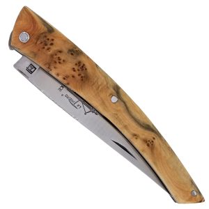 Couteau le Thiers Laguiole Arbalète Plein Manche Genévrier
