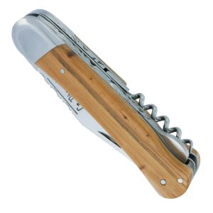 Couteau Pliant Douris-Chastel Le Pionnier Multi Lames 3 Pièces Genévrier 11cm
