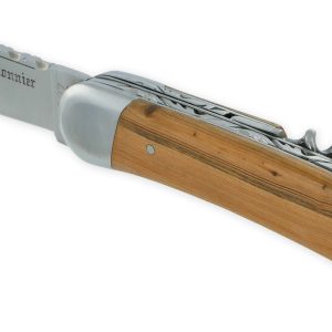 Couteau Pliant Douris-Chastel Le Pionnier Multi Lames 3 Pièces Genévrier 11cm