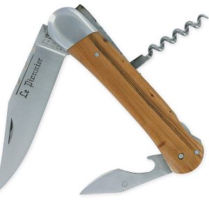Couteau Pliant Douris-Chastel Le Pionnier Multi Lames 3 Pièces Genévrier 11cm