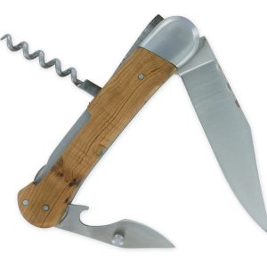 Couteau Pliant Douris-Chastel Le Pionnier Multi Lames 3 Pièces Genévrier 11cm