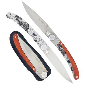 Couteau Le Coq Français AUBRAC en Bois Red Heart