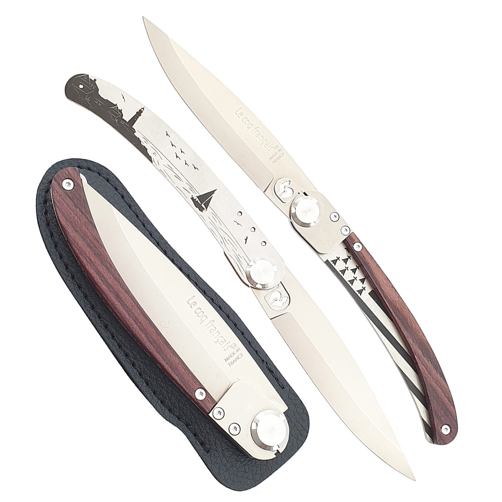 Le Coq Français knife BRITTANY with Violetwood Handle