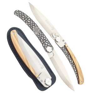 Le Coq Français knife CELTIC with Olivewood Handle