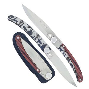 Le Coq Français knife FOREST with Violetwood Handle