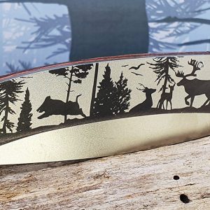 Couteau Le Coq Français FORET en Bois de Violette