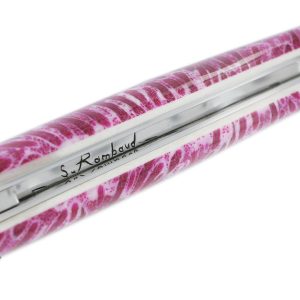 Couteau Prestige Forge de Laguiole Rambaud Plein Manche en Corail Rose 1 Pièce 12 cm