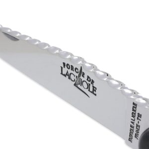 Couteau Prestige Forge de Laguiole Rambaud Plein Manche en Ebène Ressort Torsadé