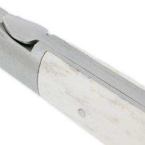 Couteau SAUVETERRE 1 pièce 11 cm Manche Bois de cerf 1 Mitre Inox Brossé