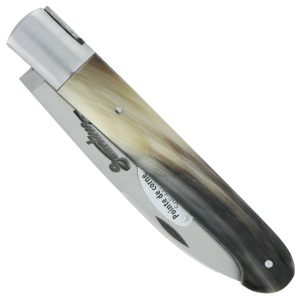 Sauveterre knife 1 piece 11 cm Horn Tip handle 1 brushed stainless steel bolster