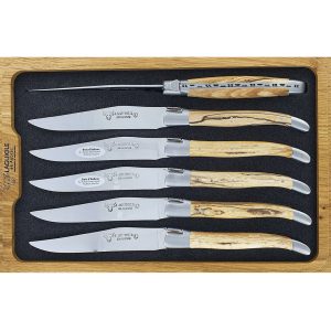 Laguiole en Aubrac Table knives Aubrac Wood (Set of 6)