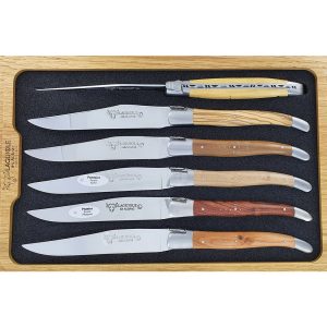Laguiole en Aubrac Table knives French Wood (Set of 6)