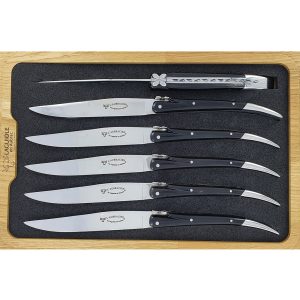 Laguiole en Aubrac Table knives L'Aubracien Buffalo (Set of 6)