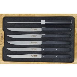 Laguiole en Aubrac Table knives Le Cubique Paperstone (Set of 6)
