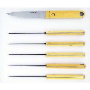 Nontron Table Knives Hole Boxwood (Set of 6)