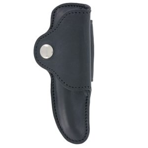 Leather sheath Laguiole Evasion Black Belt knife