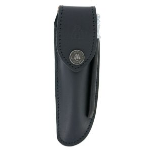 Leather case Laguiole Nature Belt Knife Black Rifle Large Model