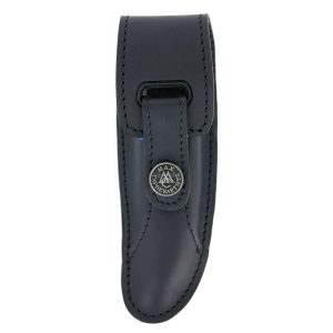 Leather Case Belt Knife Laguiole Prestige Black
