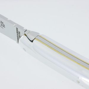 Couteau Forge de Laguiole Plein Manche en Aluminium Designer Philippe STARCK 1 Pièce Finition Brillante 11cm